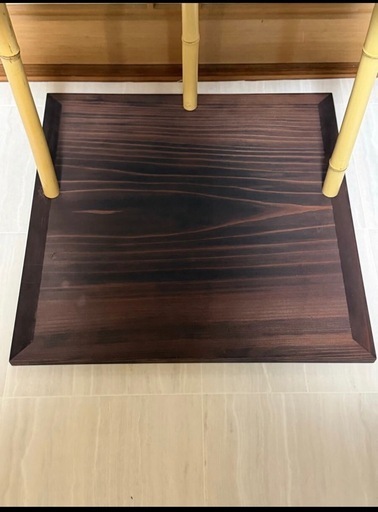 茶道具 玄々斎好 写 焼杉 小林幸斎作 五行棚 箱付 良品 組立式 伝統工芸 竹 杉 茶棚 棚 茶器 和美術 和骨董 煎茶器 煎茶道具 古道具 収納