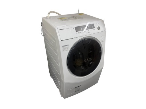 【⭐️全額返金保証⭐️】◻︎SHARP ドラム式電気洗濯乾燥機  ES-H10F-WL 2022年製