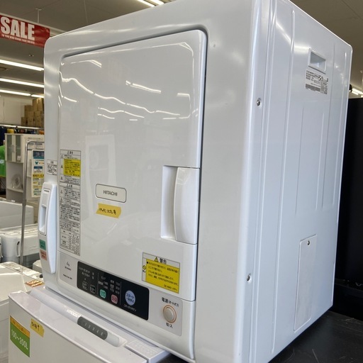 日立 6.0kg 電気乾燥機【リサイクルフカツ岡崎倉庫店】260420YS-12