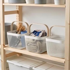 IKEA RISAT O RP  バスケット 未使用品　4色ありの画像