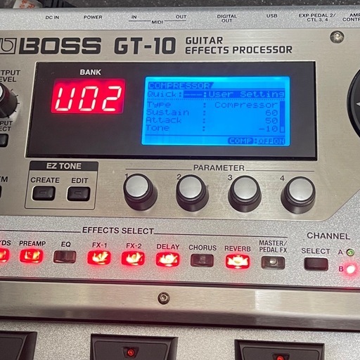 BOSS GT-10  マルチエフェクター ケース　電源コード