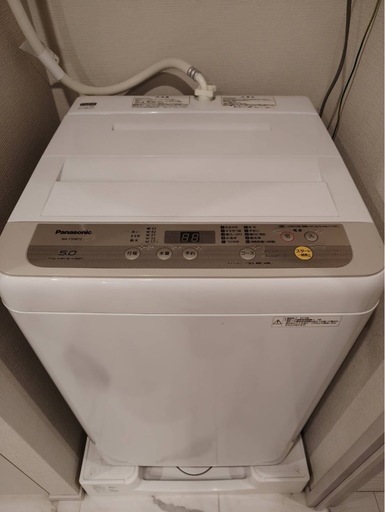 f●t■パナソニックPanasonic・全自動洗濯機5kg【NA-F50B12】つけおきコース 槽カビ予防コース搭載