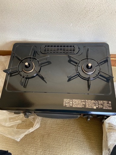 中古の都市ガスコンロ 極美品】リンナイ 都市ガスコンロ KG64TW2 グリル未使用！2022年製