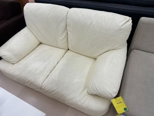 【ジャングルジャングル和歌山店】【Wa4124】2人用ソファー アイボリー 中古家具 リユースショップ リサイクルショップ 和歌山市 岩出市 海南市 岬町 和歌山 大阪