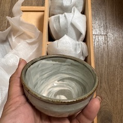 湯飲み 5個セット 木箱入りの画像