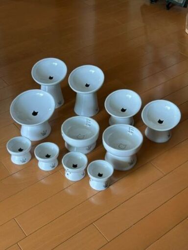 猫壱 ハッピーダイニング 猫用食器11点まとめ売り（中古・10,000円）