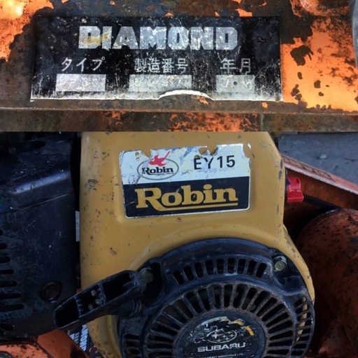 h-305△ q 岐阜発/ DIAMOND/ プレートランマー/ プレートコンパクター/ 転圧機/ 実動 動画現状品/ 管12c/ R8.4/3 △