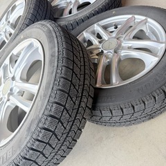 155/65r14  Bridgestone スタッドレスタイヤホイールの画像