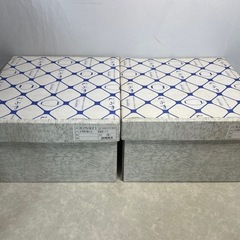 新品 法明燈用飾り台 黒檀調50号 盆提灯 提灯台 打敷付き 2個セットの画像