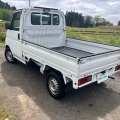 アクティ トラック 軽トラ 車検9年5月 4駆 エアコン 5速MT Tベル交換済の画像