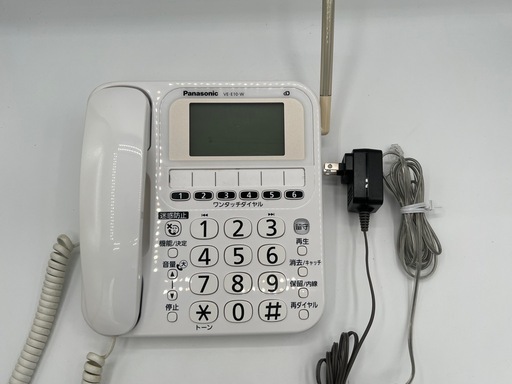 Panasonic VE-GE10-W ホワイト電話機