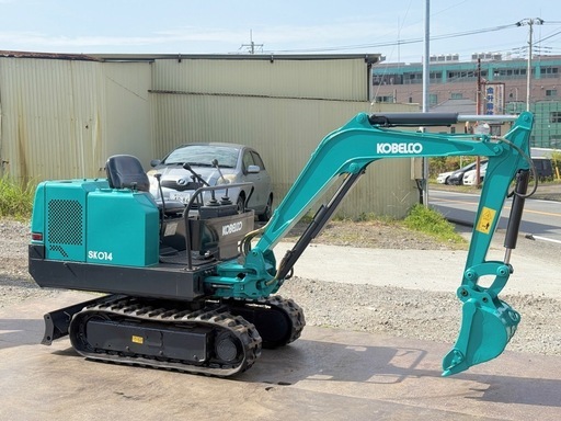 コベルコ　ミニユンボ　SK014 油圧ショベル　ゴムキャタ　1.5tクラス　下取りOK　