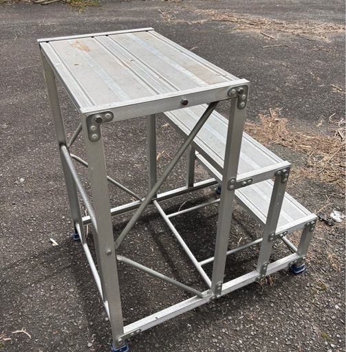 ピカコーポレーション　作業台　踏み台　脚立　FG-369　全高90㎝　天場60×41㎝　最大使用荷重120㎏