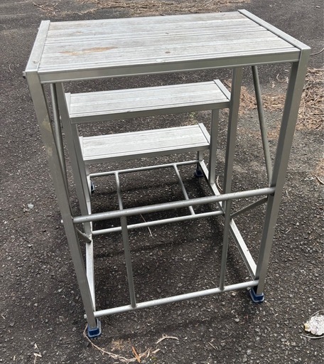 ピカコーポレーション　作業台　踏み台　脚立　FG-369　全高90㎝　天場60×41㎝　最大使用荷重120㎏
