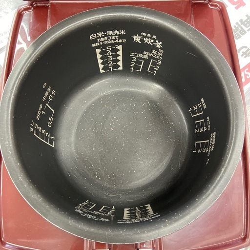 三菱 5.5合炊き炊飯ジャー【リサイクルフカツ岡崎倉庫店】260420YS-19