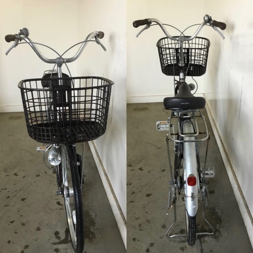 h-312△ q 岐阜発/ Marukin/ 24インチ/ 自転車/ Pettit Bellt/ 変速なし/ ママチャリ/ 走行確認/ 現状品/ j/ R8.3/24 △