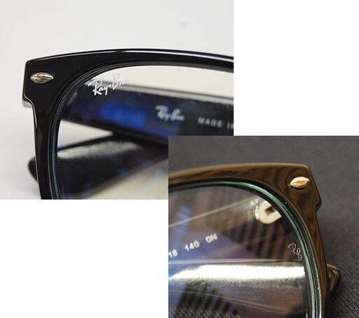 本物 RayBan New WAYFARER RB 2132-F 901/BF 55□18 140 ON ケース・メガネ拭き付き レイバン ニュー ウェイファーラー 札幌市 清田区 平岡