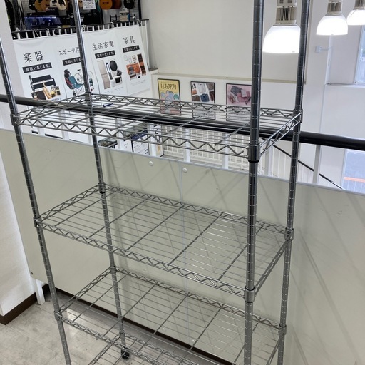 スチールユニットシェルフ　無印良品　5段【トレファク堺福田店】