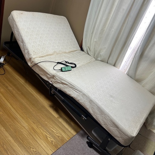 電動リクライニングベッド　折りたたみ式
