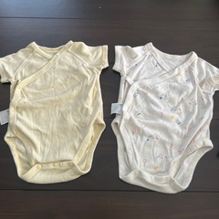 【取引内定】新生児コンビ肌着 スワドル ロンパースセットの画像