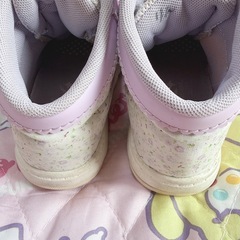 15cm‪☆女の子‪☆花柄スニーカー‪☆の画像