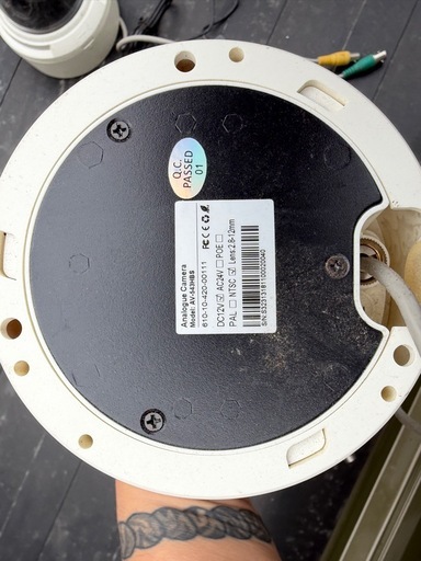 防犯カメラ　ドーム型2台