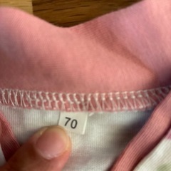 ベビー袴　ピンク　女の子　70センチの画像