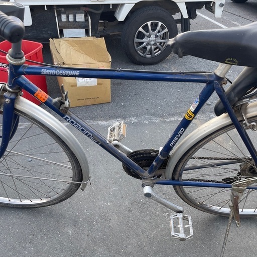 【昭和レトロ】自転車 27×1 3/8　ブリヂストン ロードマン プレビオ 
