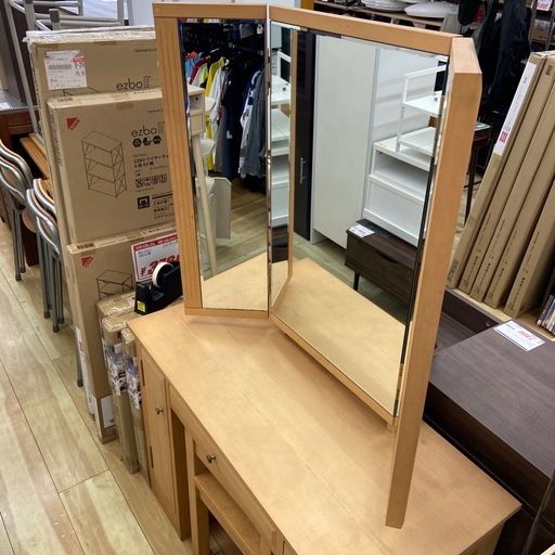 桐製ドレッサー 【リサイクルフカツ岡崎倉庫店】260420YS-31