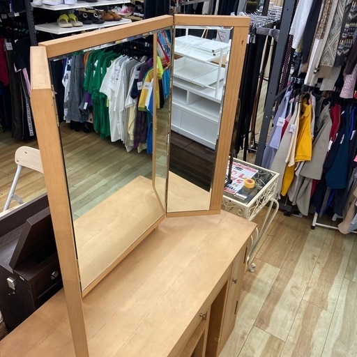 桐製ドレッサー 【リサイクルフカツ岡崎倉庫店】260420YS-31