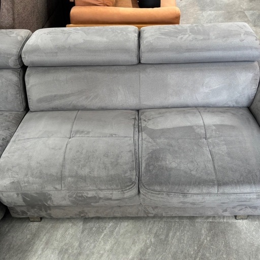 ニトリ L字ソファ セオ カウチソファ グレー 布 2 SEATER SOFA CEO 札幌市白石区 E248