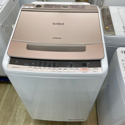 日立 8.0kg 全自動洗濯機【リサイクルフカツ岡崎倉庫店】260420YS-33