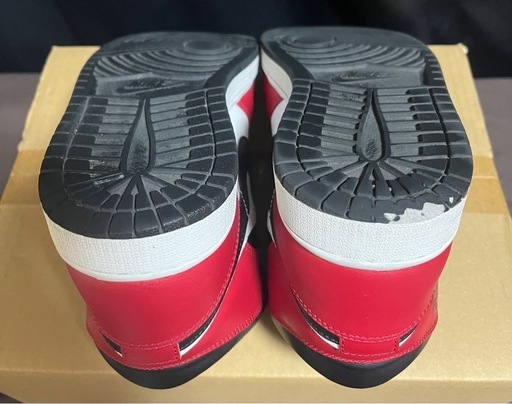 NIKE エアジョーダンMID CHICAGO BLACK TOE シカゴ
