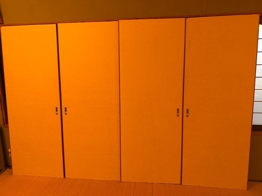 【高森町】押入れ
用 引き戸4枚セット (1826x694x30mm)