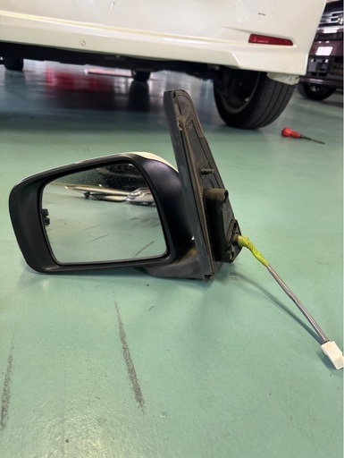 タント カスタム L375S L385S　ウインカー付き ドアミラー 左右セット サイドミラー 運転席側/助手席側 右 左 動作確認OK 白