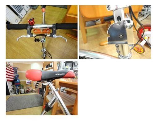 JD RAZOR社製 JD Bike RB-100 折りたたみ自転車 フロント 8inch リア 6inch リア パンクレスタイヤ 西岡店