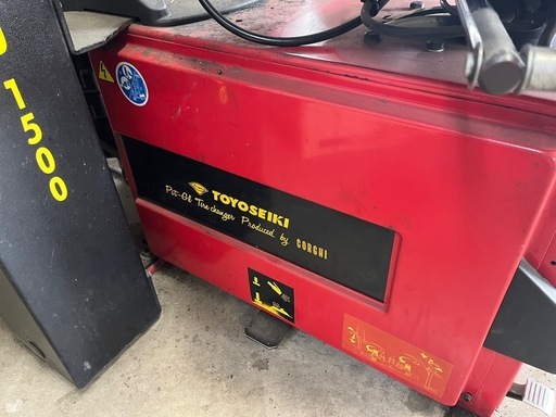 中古　タイヤチェンジャー　サポートアーム付　国内メーカー製　業務用　実働品