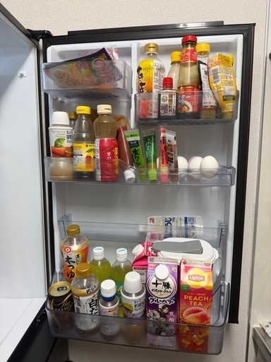 冷蔵庫 AQUA 375L 自動製氷