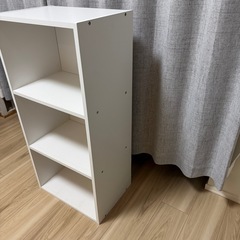 カラーボックス  白の画像