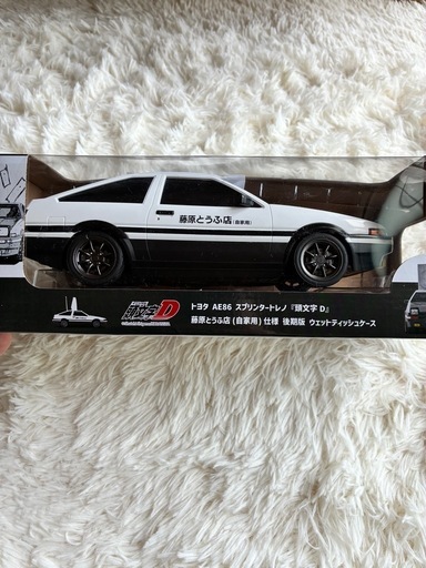 ウェットティッシュケース トヨタ AE86 スプリンタートレノ 『頭文字D』藤原とうふ店(自家用)仕様 後期版 WET TISSUE CASE イニシャルD INITIAL D (ブラック)