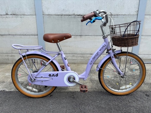 a.n.desigh works  子供用18inch自転車　女の子