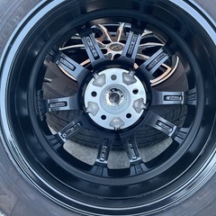 15インチ　新品社外ホイール　タイヤバリ山の画像