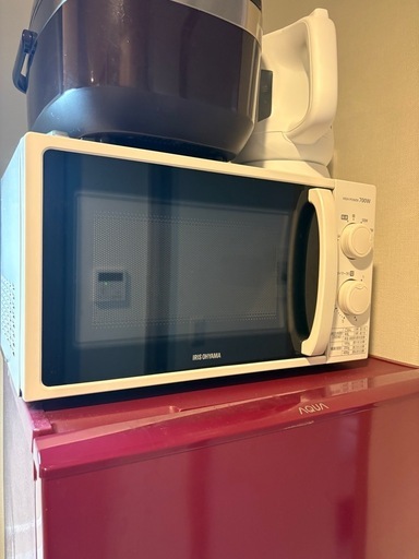 新生活3点(冷蔵庫、洗濯機、レンジ)