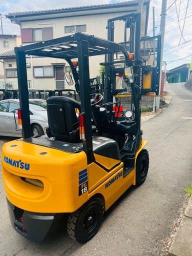 小松■フォークリフト■ FG18HC-16 ■2トンクラス■ 点検整備済 ■サイドシフト■ 荷重計付き■970hr■即使用可■新品ノーパンクタイ