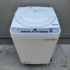 573⭐️2023.22年製セット★シャープ　冷蔵庫　洗濯機　7KG 一人暮らし の画像