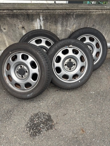 ハスラー　純正ホイールセット　バリ山　おまけ付き