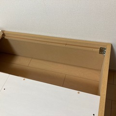 受付終了:ニトリ　ベッド　収納あり　ジオチェストの画像