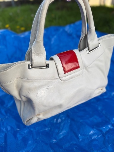 【4/24引取限定】LOEWE（ロエベ）ナッパレザー 春夏向けハンドバッグ♪ 希少マリンカラー
