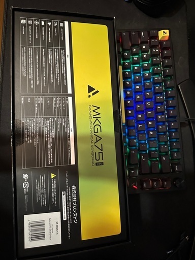 MKGA75 メカニカルキーボード RGB ゲーミングキーボード US配列