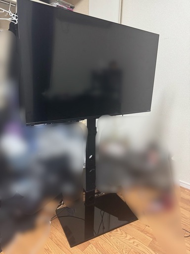 【テレビ台付き】TCL 43V型　チューナーレスTV